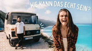 VAN LIFE AUF EINER WINZIGEN INSEL in Griechenland | Van Life Lefkada