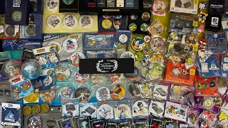 INSANE SEGA Pin Badge & Coin Collection SEGA Shop UK / Europe inc. Shenmue / Sonic the Hedgehog etc