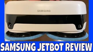 SAMSUNG Robot MOP JetBOT VR20T6001MW Dual Spinning Microfiber Pads - REVIEW AND FULL DEMO - WOW!