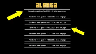 NOVO glitch de dinheiro solo no gta 5 online NÃO PRECISA TER NADA PARA FAZER! FAÇA JÁ!