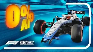 How Slow is 0% AI on F1 2019?