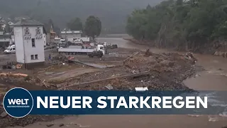 NEUER STARKREGEN: Tief Dirk sorgt im Südwesten für Unwetter - Schlamm droht Abflüsse zu verstopfen