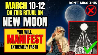 ✅New Moon March 2024 Ritual | Manifest Anything  Extrememly Fast💛