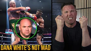 Dana White responds to Ngannou vs Fury…