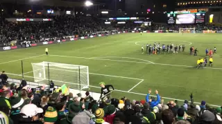 Portland Timbers FC "Hail to the Timbers" Chant  MLS Cup 2015