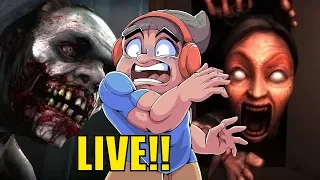 LET'S RUN FOR OUR LIVES, LIVE!! [HORROR GAMES]