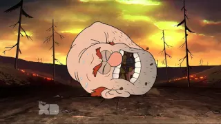 Gravity Falls Weirdmageddon Part I-Louis C. K. as The Horrifying Sweaty One-Armed Monstrosity