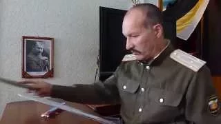 А ШАШКА-то ни разу не точенная!