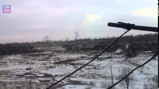 Артиллерийский бой под Донецком Artillery battle near Donetsk Украина Новости Сегодня Декабрь War
