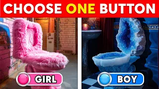 Choose One Button...! GIRL or BOY Edition ❤️💙 Pup Quiz