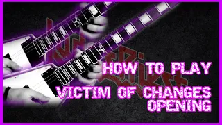 🎸How to play  Victim of Changes INTRO | Judas Priest | both guitars