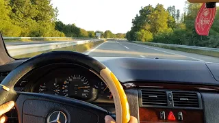 Mercedes Benz E300 Diesel w210 136 PS | TopSpeed 0-200 km/h