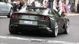 Supercars in Monaco 2023 Vol 6 - Charles Leclerc, Scuderia, Aventador S, Brabus 800 G63, Enzo...