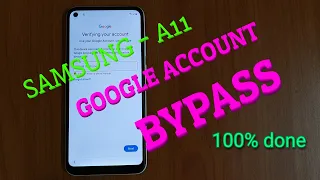 Samsung A11 google account bypass 2020.