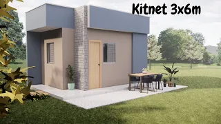 kitnet | 1 Quarto| 3X6 | Tiny House | Quitinete | Small House