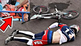 CONNOR FIELDS rushed to hospital after crash in the men's BMX race at tokyo 2021 Olympics