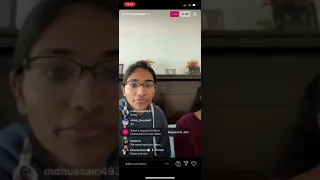 Kiran and NIVI Instagram Live about their new song