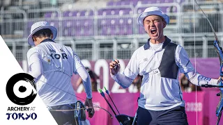 Korea wins first-ever Olympic mixed team title | #ArcheryatTokyo