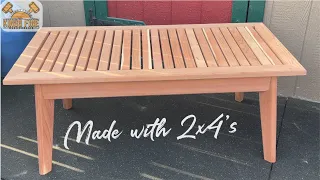 Outdoor Tables for the Adirondack Chairs, Coffee Table and End Table