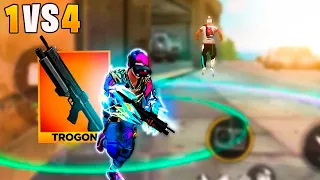 FUI PRO RUSHADÃO COM A NOVA ARMA TROGON E OLHA NO QUE DEU!! FREE FIRE MOBILE