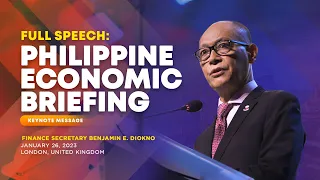 Secretary Diokno Delivers Keynote Address at Philippine Economic Briefing in London, United Kingdom