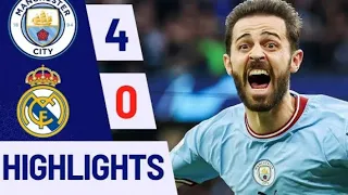 Manchester City vs Real madrid 4-0 Extended Highlights & All Goals 2023 HD