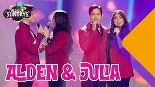 Alden Richards and Julia Montes perform ‘Leaves’ on ‘AOS!’ | All-Out Sundays