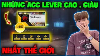 Free Fire | NTN đứng hình khi review những tài khoản￼ Free Fire lever Cao và Giàu nhất thế giới ?