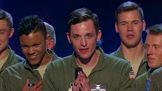 Handsome Airforce Group Nails NSYNC Song | Judge Cut 4 | America's Got Talent 2017