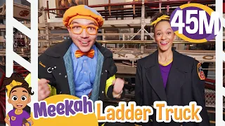 🔥 Blippi x Meekah Firefighters To The Rescue! 🔥| Educational Videos For Kids | Moonbug