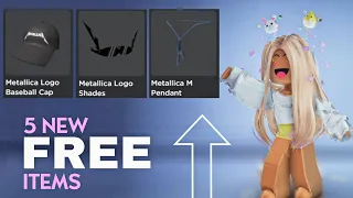 HURRY GET THESE 5 NEW FREE ITEMS BEFORE IT'S TOO LATE!! 🤩🥰 ROBLOX