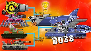 CARTOONS ABOUT TANKS - MEGA TANKS VS MEGA BOSS - мультик про танки (Part 24)