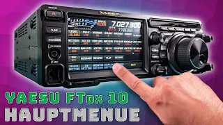 Yaesu FTdx10 #03 📺 Hauptmenü im Detail