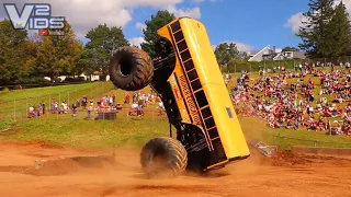 School Bus Monster Truck Nose Wheelie