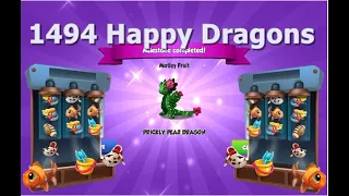 1494 Happy Dragons-Dragon Mania legends | Chrono Divine event | Motley Fruit | DML  HD