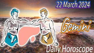 ⚠️YOU CAN’T MISS THIS IMPORTANT MESSAGE⚠️🪬GEMINI DAILY HOROSCOPE  MARCH 22 2024 ♊️ horoscope tarot