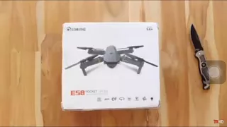 Unboxing & review DJI Mavic Pro Clone!! Eachine E58 Drone Review and unboxing