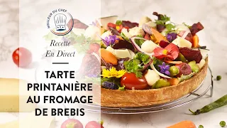 Tarte aux légumes et fromage de brebis en direct ! 🧀☀️