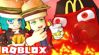 We must ESCAPE Roblox McDonalds or else!