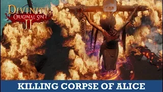 How to kill Corpse of Alice Alisceon at lower level (Divinity Original Sin 2)