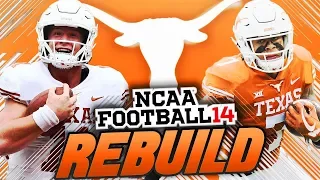 Rebuilding the Texas Longhorns | NCAA 14 Dynasty