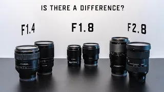 F2.8 vs F1.8 vs F1.4 | Will there be a difference in bokeh? (Prime vs Zoom)