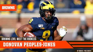 Donovan Peoples-Jones on Browns Live: Meet The Rookies | Cleveland Browns