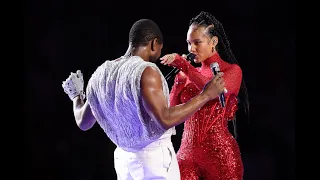 Uchambuzi show ya Usher Super Bowl Half-Time, afanya balaa! Alicia Keys, Ludacris, Lil Jon ndani