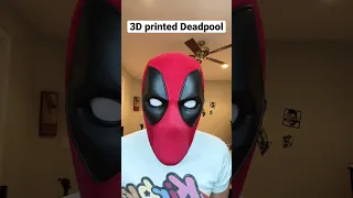 3D printed Deadpool mask 🥹 #3dprinting #deadpool #cosplay #shorts