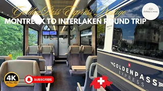 GoldenPass Express Prestige :Montreux to Interlaken Round Trip | Swiss Panoramic Train Experience