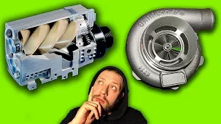 WHICH is better?🤔 COMPRESSOR OR TURBINE in Mehren?| turbocharger с230 | AutoDogTV | drawyers #8