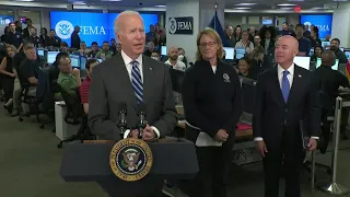 Biden Says He's Getting Along With Gov. DeSantis