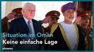 Frank-Walter Steinmeier zu seinem Besuch in Oman am 28.11.23