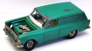 Moskvich renovation. Olympic die-cast model produced by the USSR.